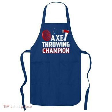 Axe Throwing Champion Sawdust Woodworker Carpenter Gift Apron