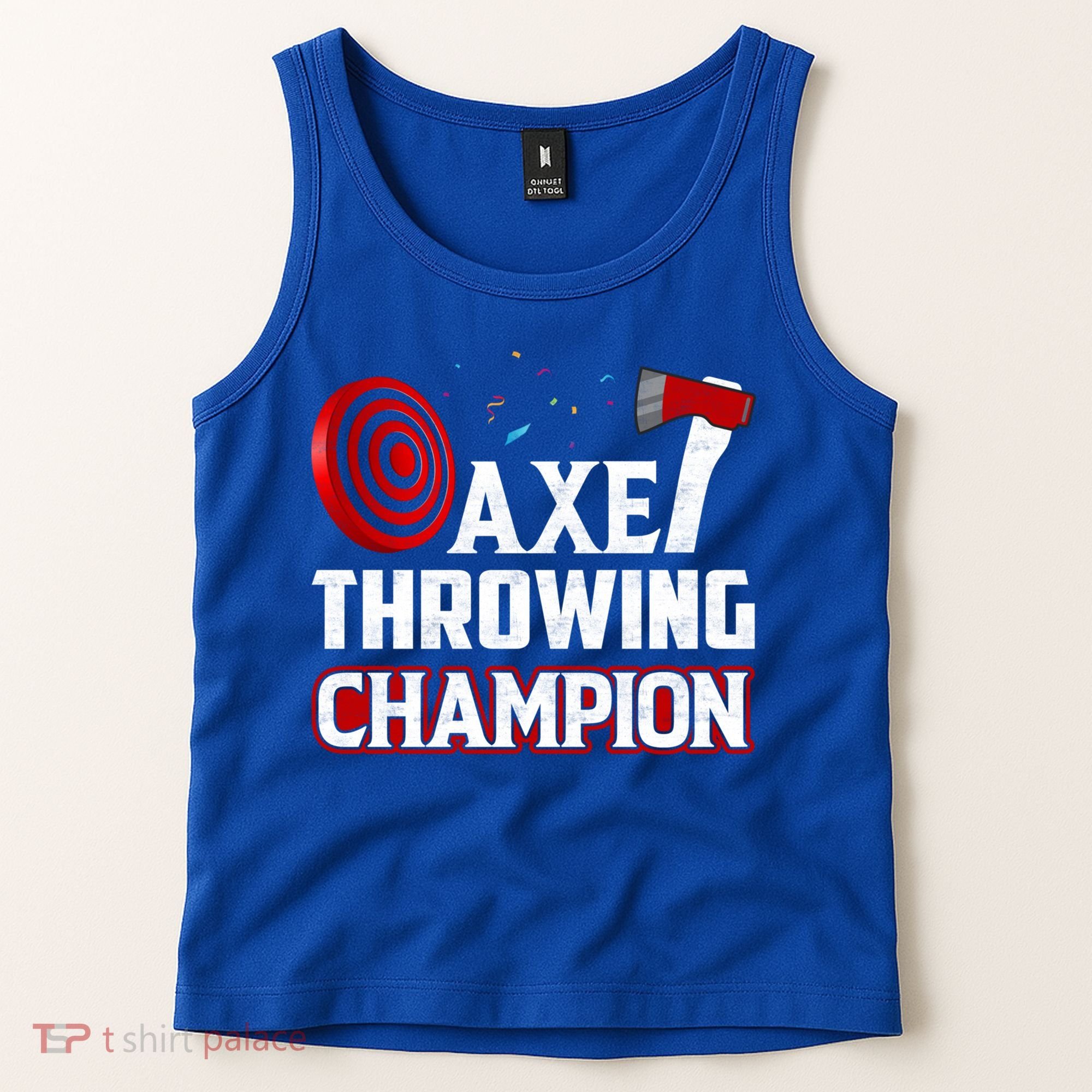 Axe Throwing Champion Sawdust Woodworker Carpenter Gift Tank Top