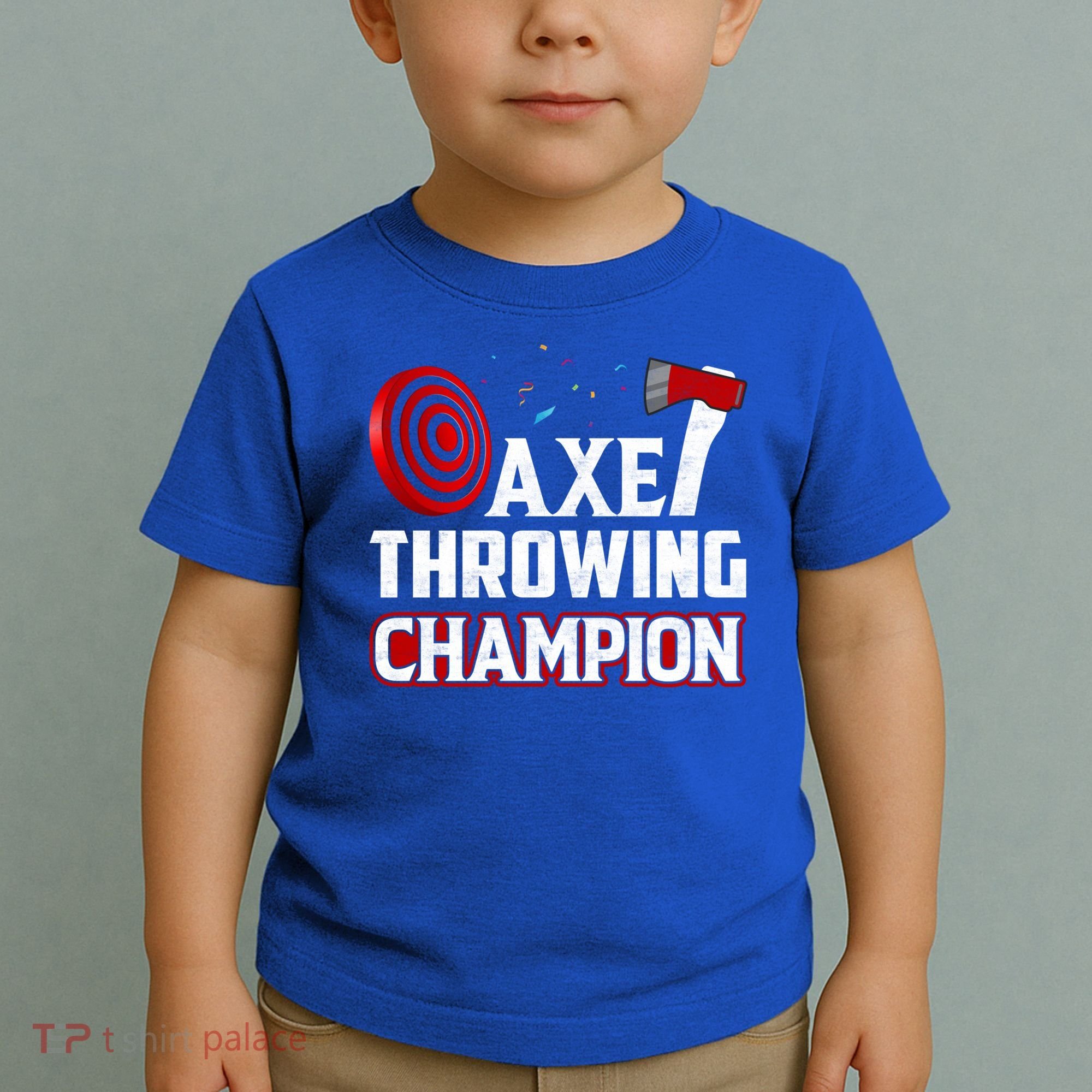 Axe Throwing Champion Sawdust Woodworker Carpenter Gift Toddler T-Shirt