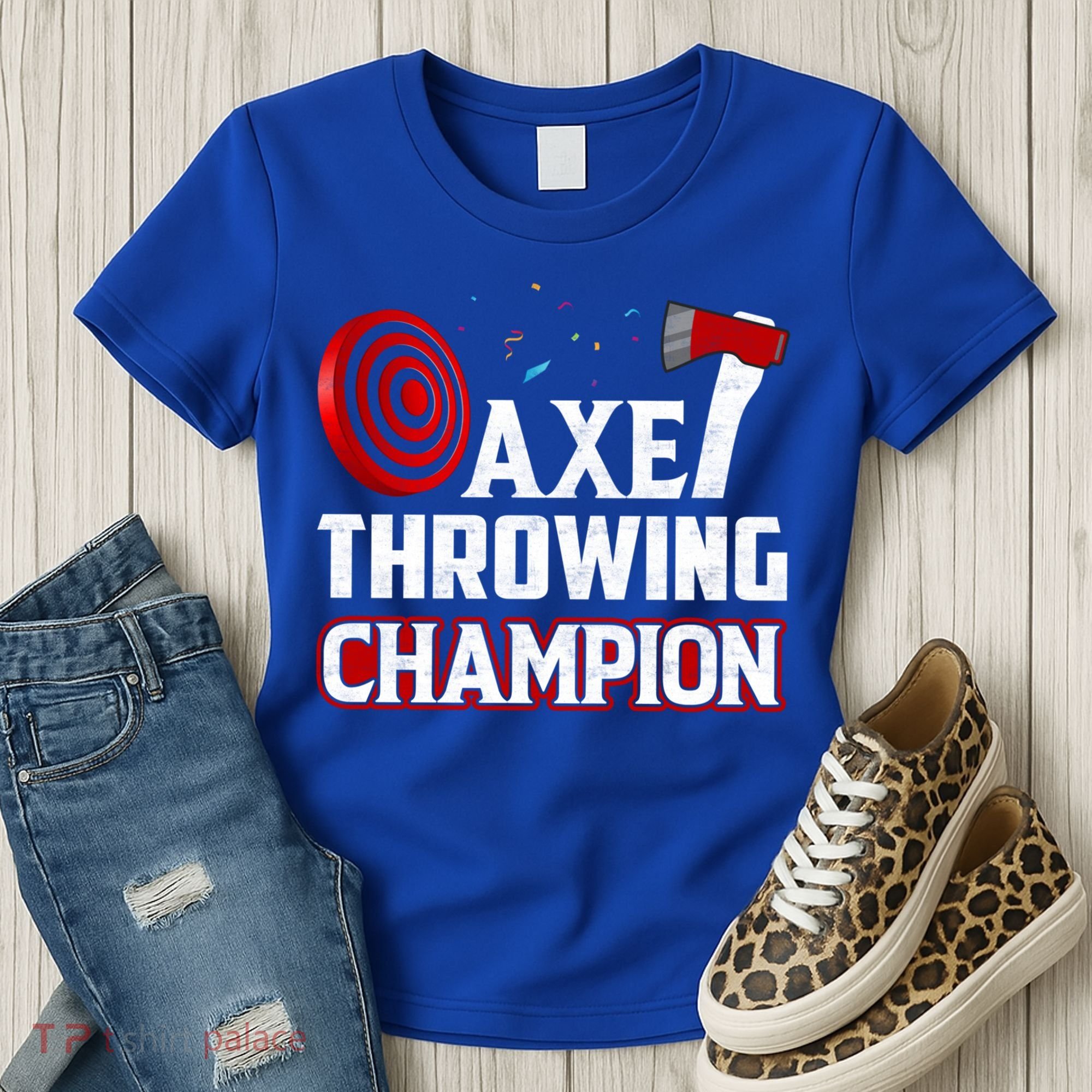 Axe Throwing Champion Sawdust Woodworker Carpenter Gift Women's T-Shirt