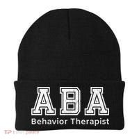 Aba Therapist Cute Gift Behavior Therapy Autism Teachers Beanie thumb 0
