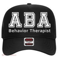 Aba Therapist Cute Gift Behavior Therapy Autism Teachers Hat thumb 0