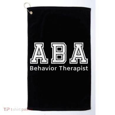 Aba Therapist Cute Gift Behavior Therapy Autism Teachers Golf Towel