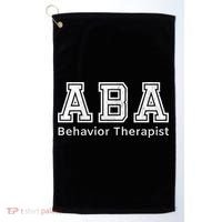 Aba Therapist Cute Gift Behavior Therapy Autism Teachers Golf Towel thumb 0