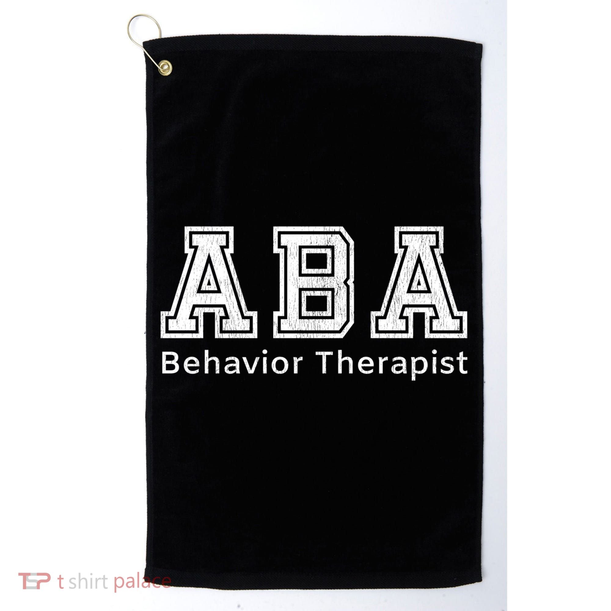 Aba Therapist Cute Gift Behavior Therapy Autism Teachers Golf Towel