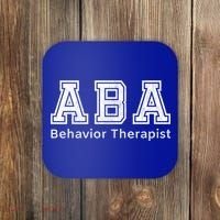 Aba Therapist Cute Gift Behavior Therapy Autism Teachers Coaster thumb 0