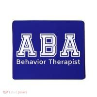 Aba Therapist Cute Gift Behavior Therapy Autism Teachers Mousepad thumb 0