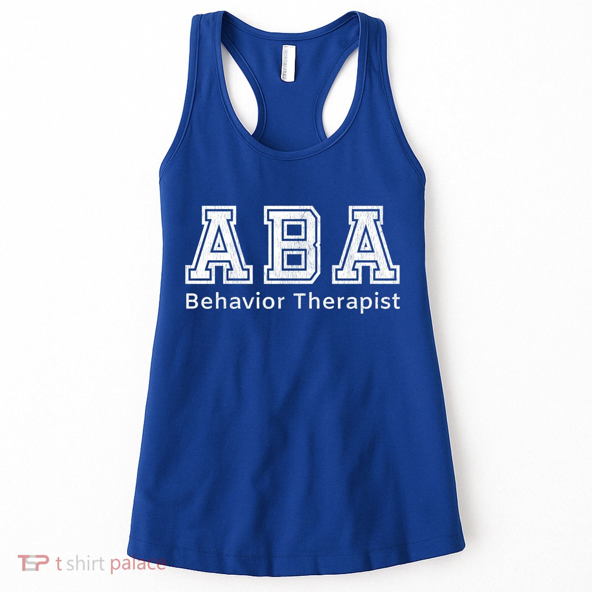 Aba Therapist Cute Gift Behavior Therapy Autism Teachers Women's Tank Top