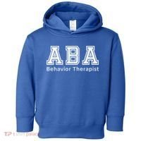 Aba Therapist Cute Gift Behavior Therapy Autism Teachers Toddler Hoodie thumb 0