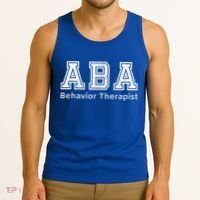 Aba Therapist Cute Gift Behavior Therapy Autism Teachers Tank Top thumb 3