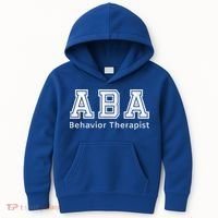 Aba Therapist Cute Gift Behavior Therapy Autism Teachers Kids Hoodie thumb 0