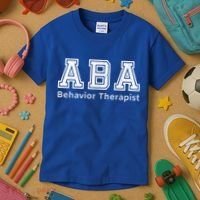 Aba Therapist Cute Gift Behavior Therapy Autism Teachers Kids T-Shirt thumb 3