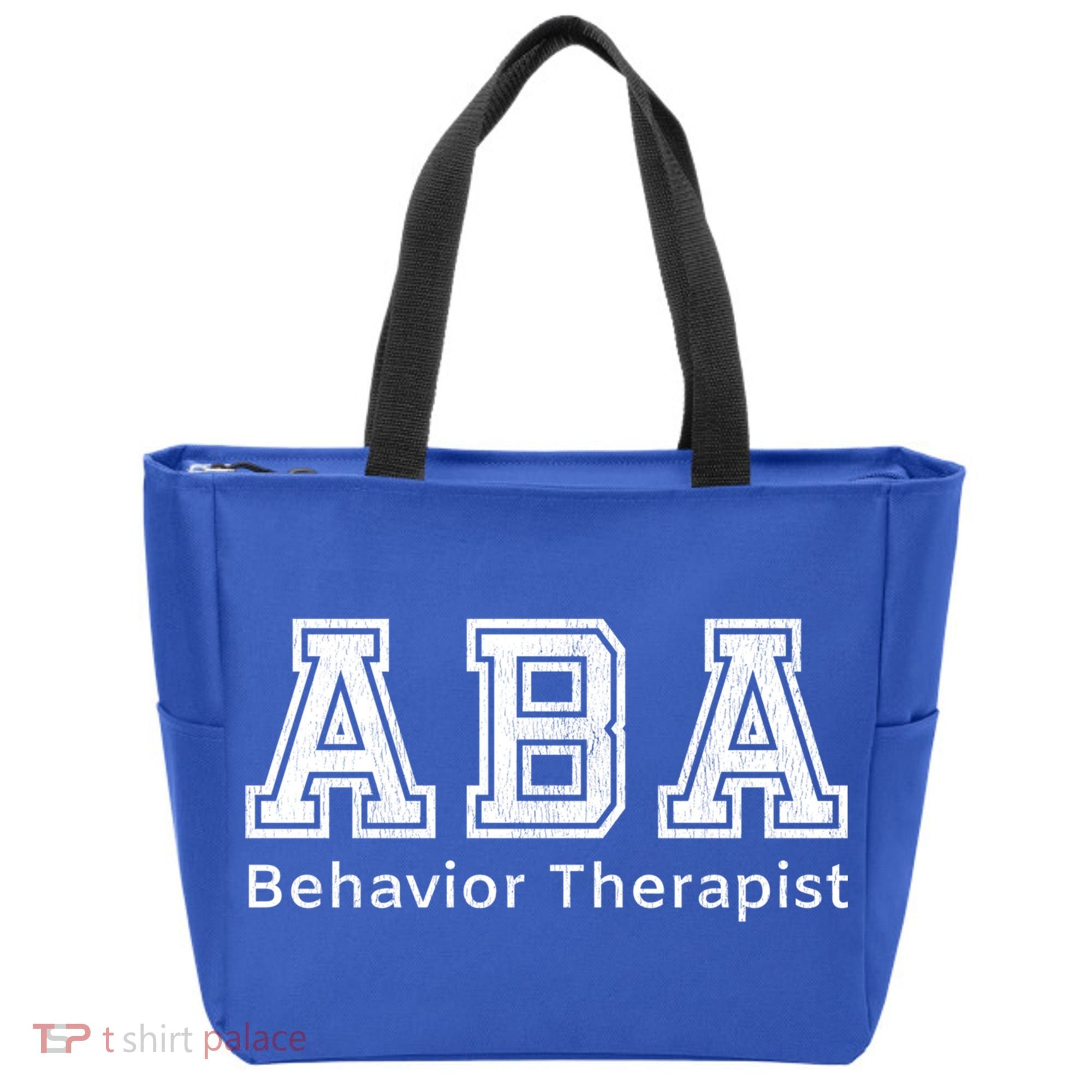 Aba Therapist Cute Gift Behavior Therapy Autism Teachers Tote Bag