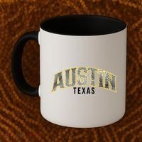Austin Texas College Font Coffee Mug thumb 2