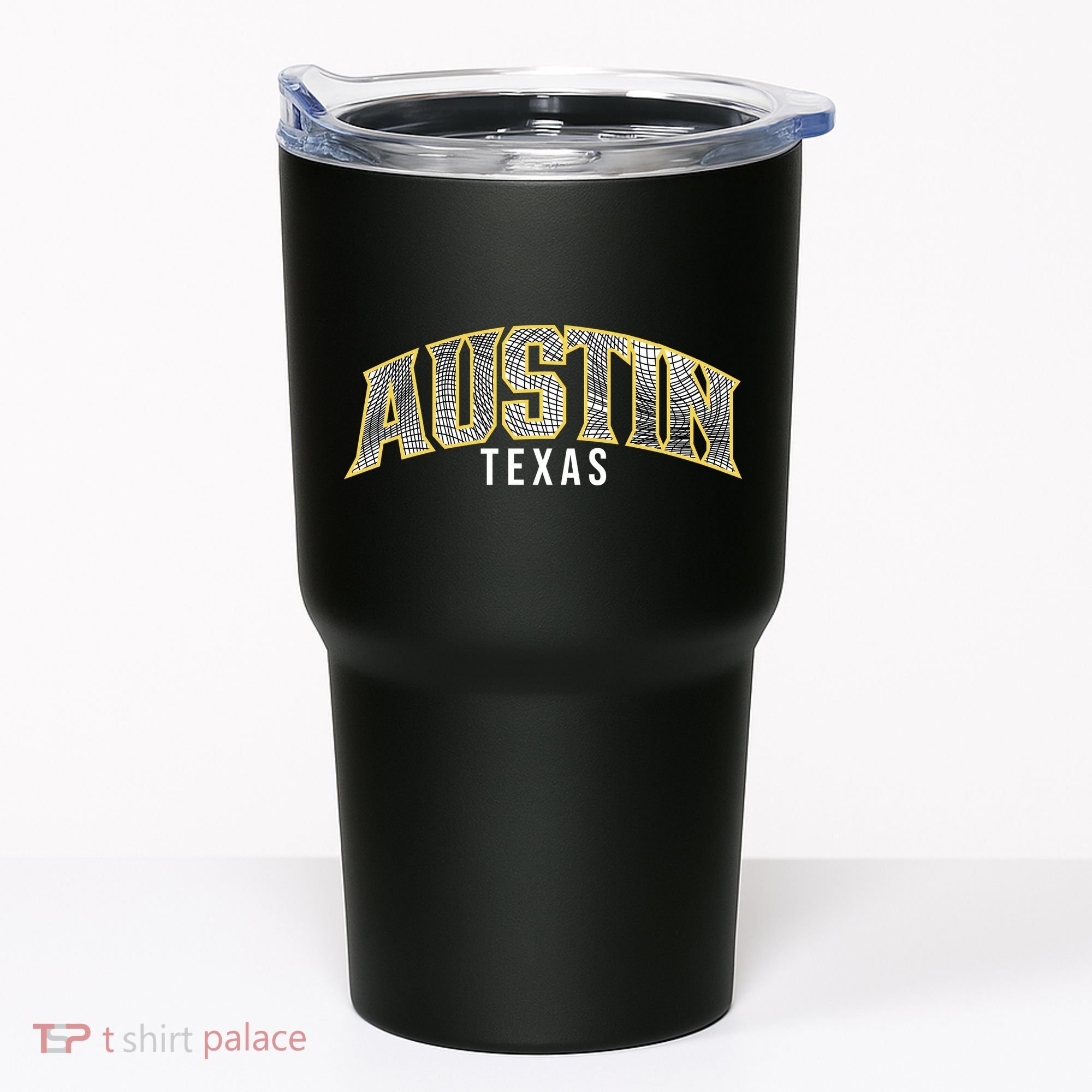 Austin Texas College Font Tumbler
