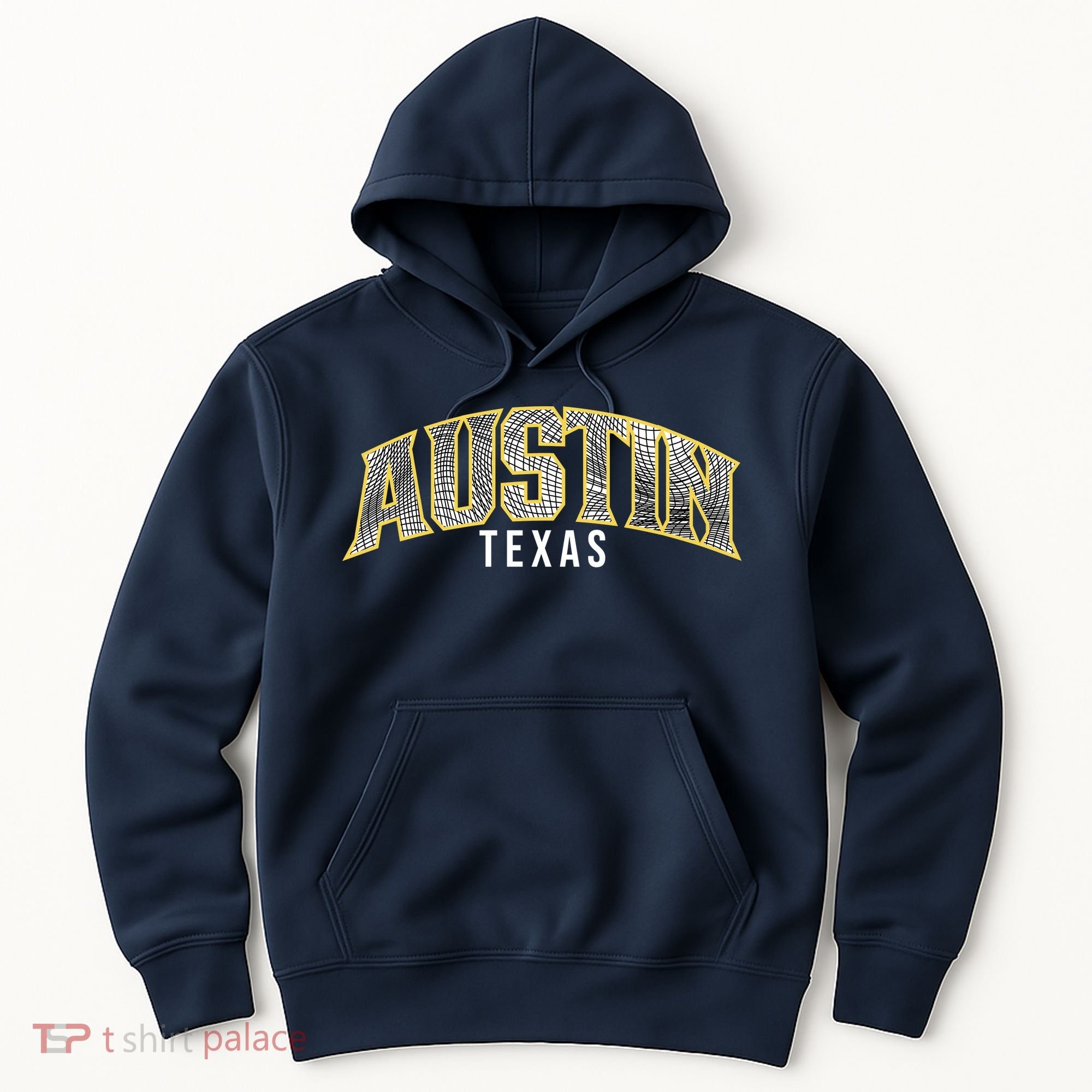 Austin Texas College Font Hoodie