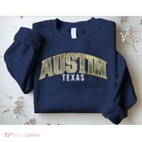 Austin Texas College Font Sweatshirt thumb 2