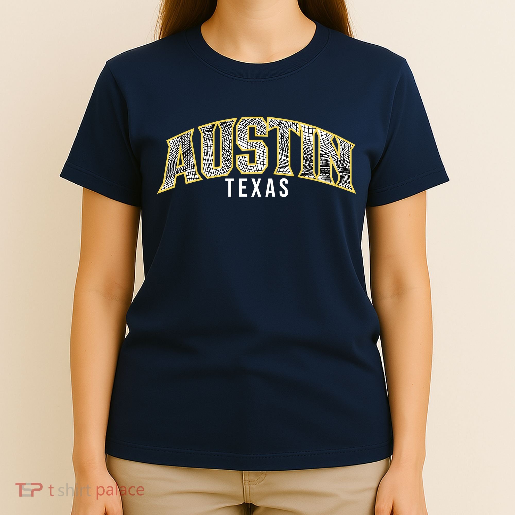 Austin Texas College Font T-Shirt