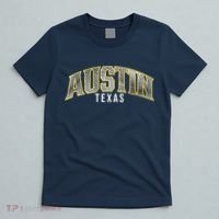 Austin Texas College Font T-Shirt thumb 5