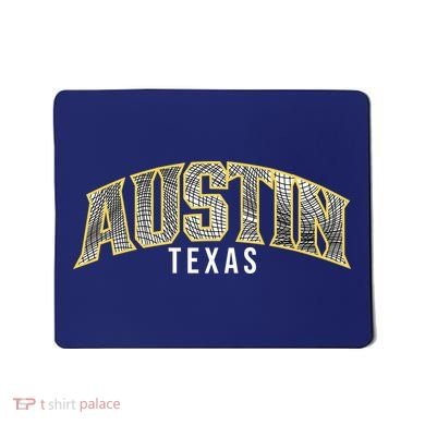 Austin Texas College Font Mousepad