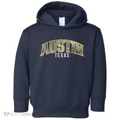 Austin Texas College Font Toddler Hoodie