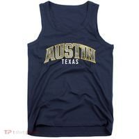 Austin Texas College Font Tank Top thumb 0