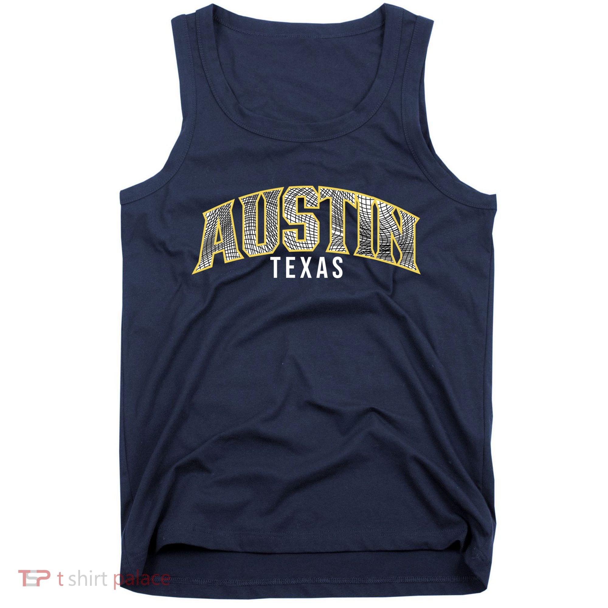 Austin Texas College Font Tank Top