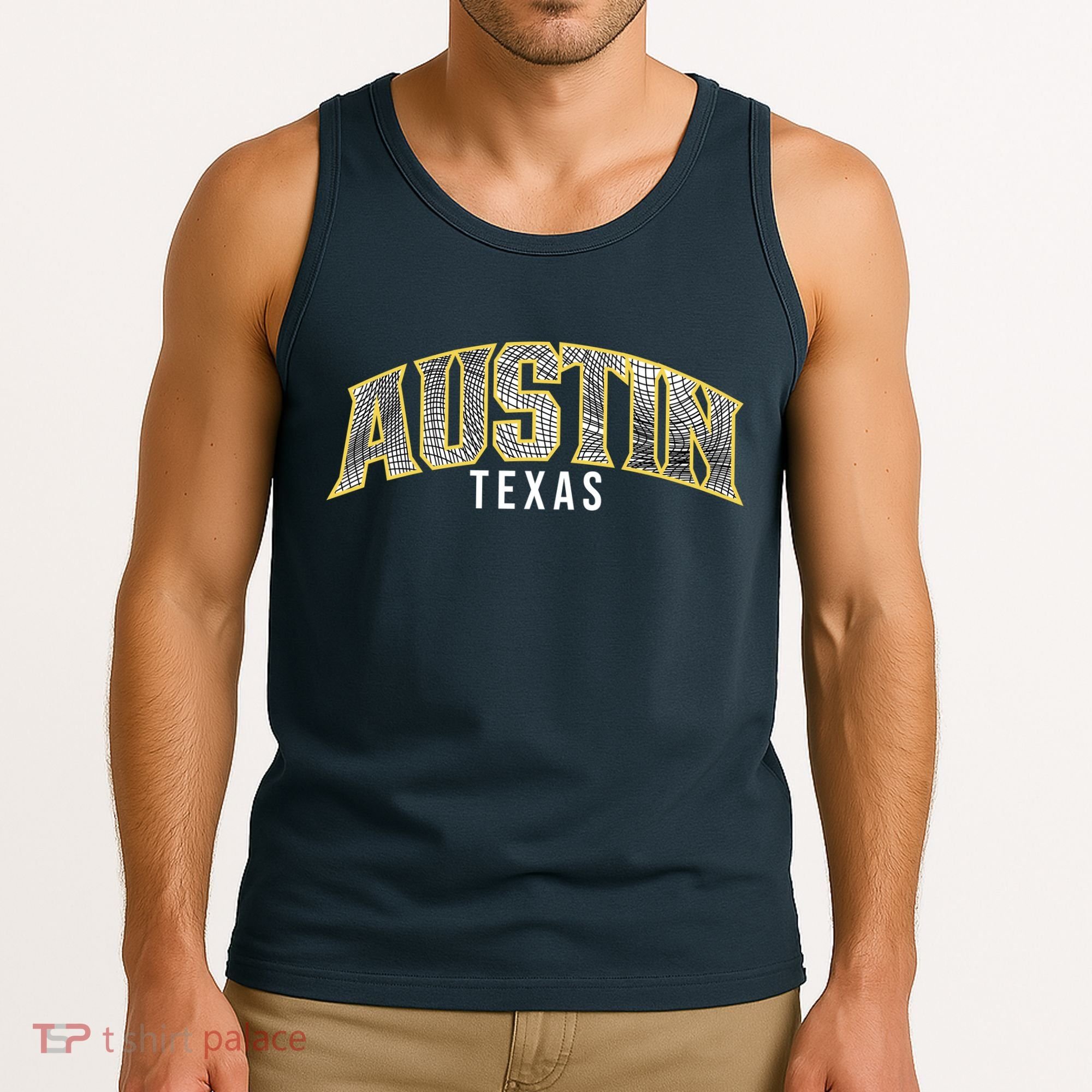 Austin Texas College Font Tank Top