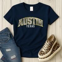 Austin Texas College Font Women's T-Shirt thumb 3