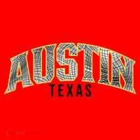 Austin Texas College Font Santa Hat thumb 1