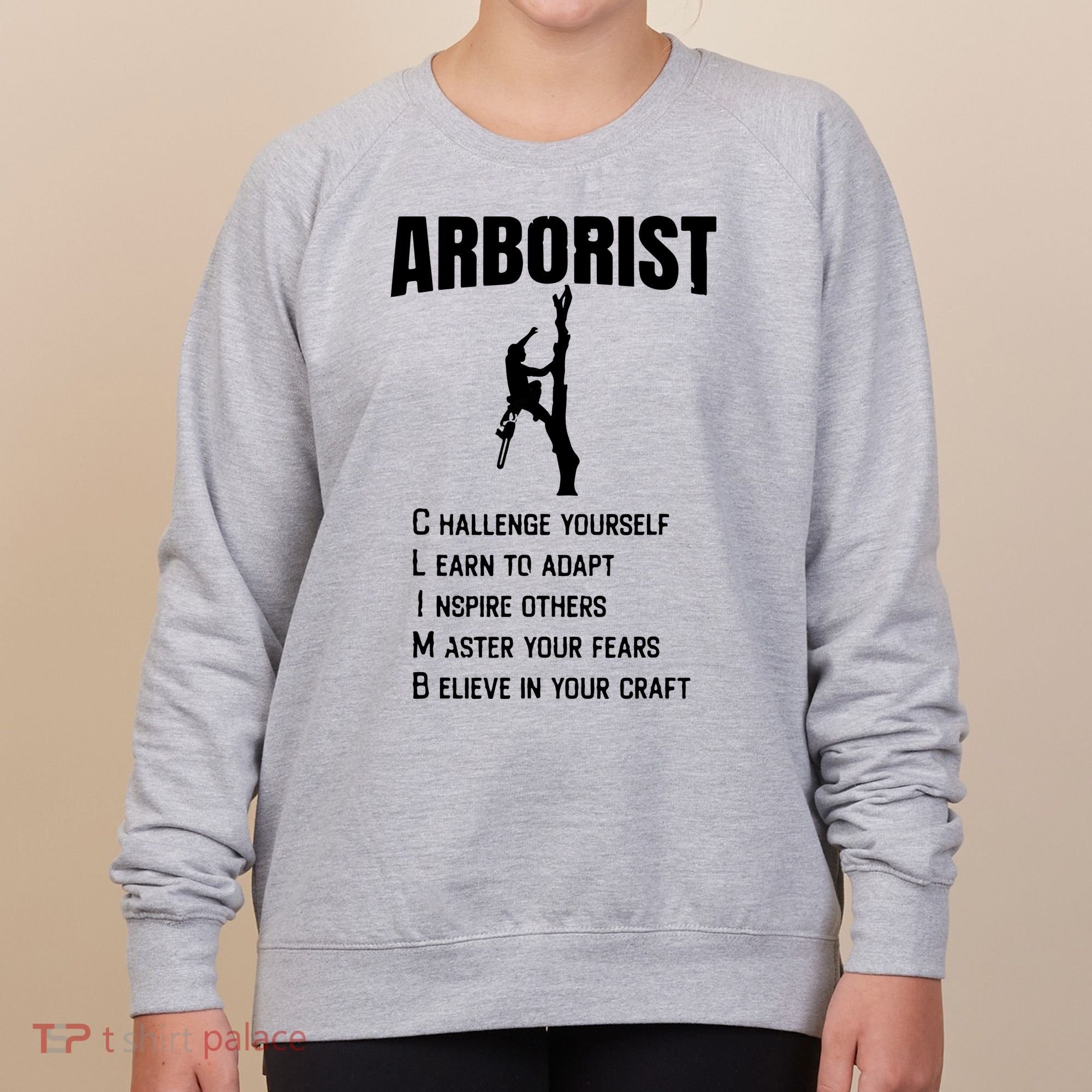 Arborist Tree Climber Lumberjack Women's Sweatshirt