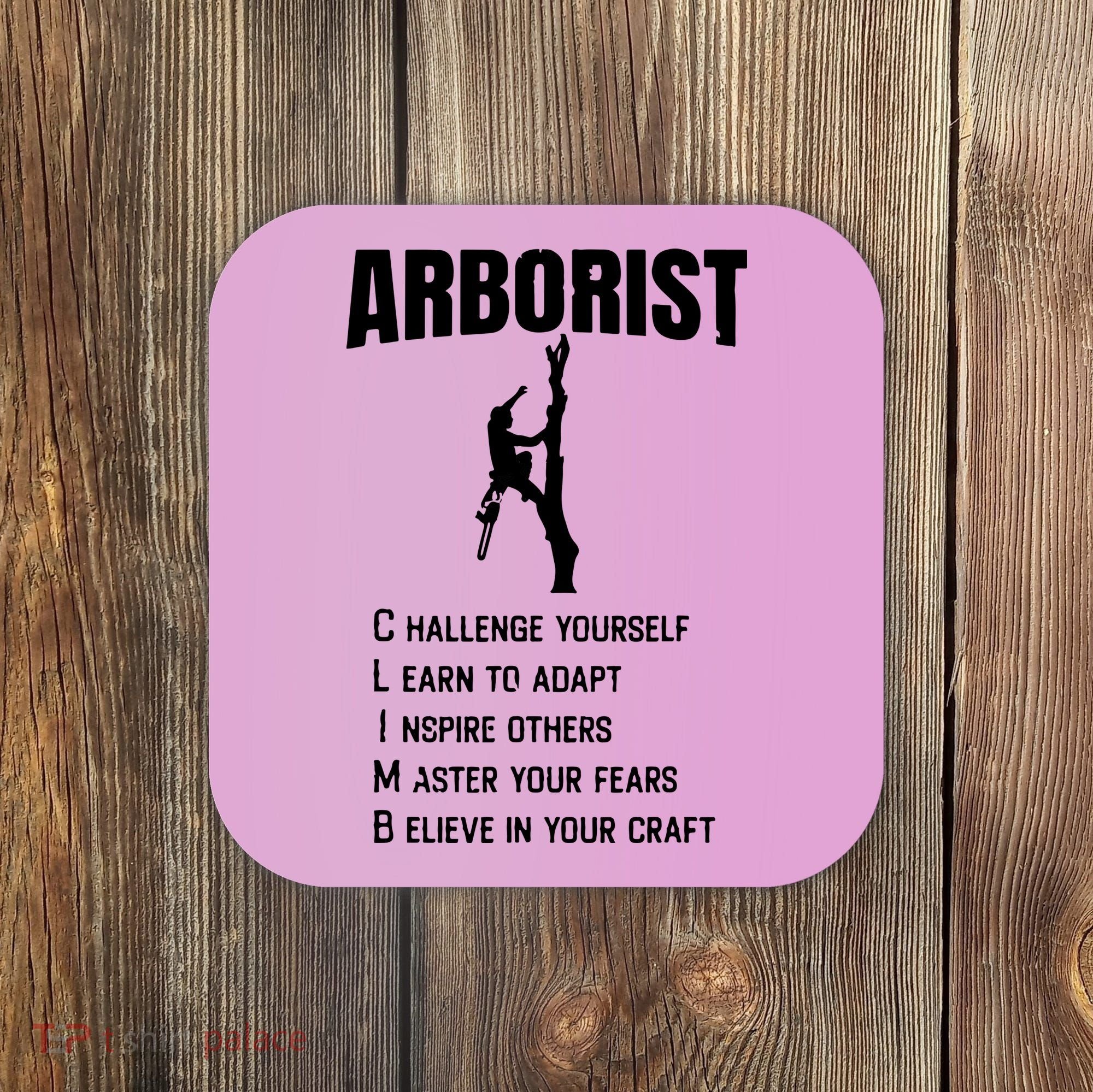 Arborist Tree Climber Lumberjack Coaster