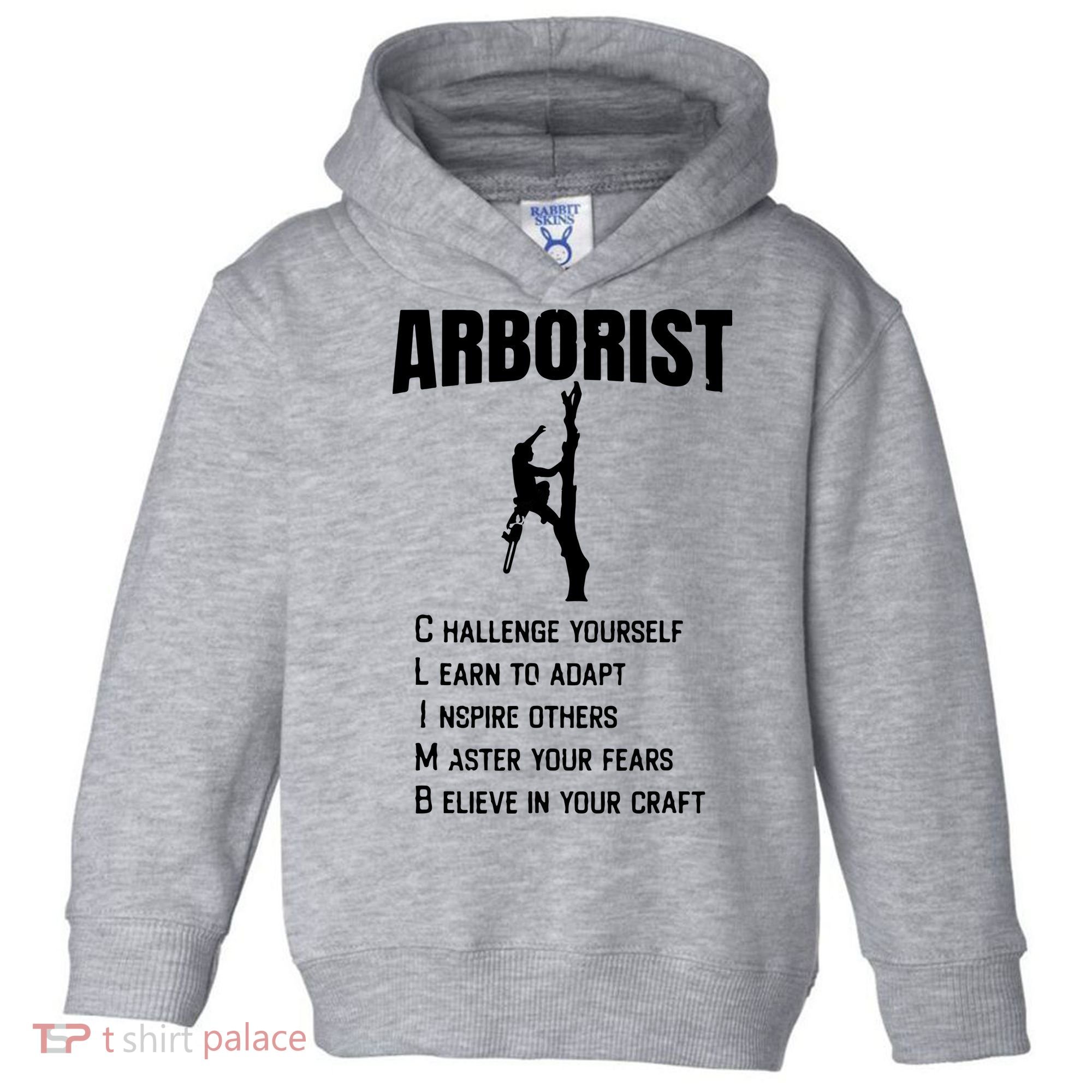 Arborist Tree Climber Lumberjack Toddler Hoodie