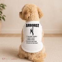 Arborist Tree Climber Lumberjack Doggie Tank thumb 2