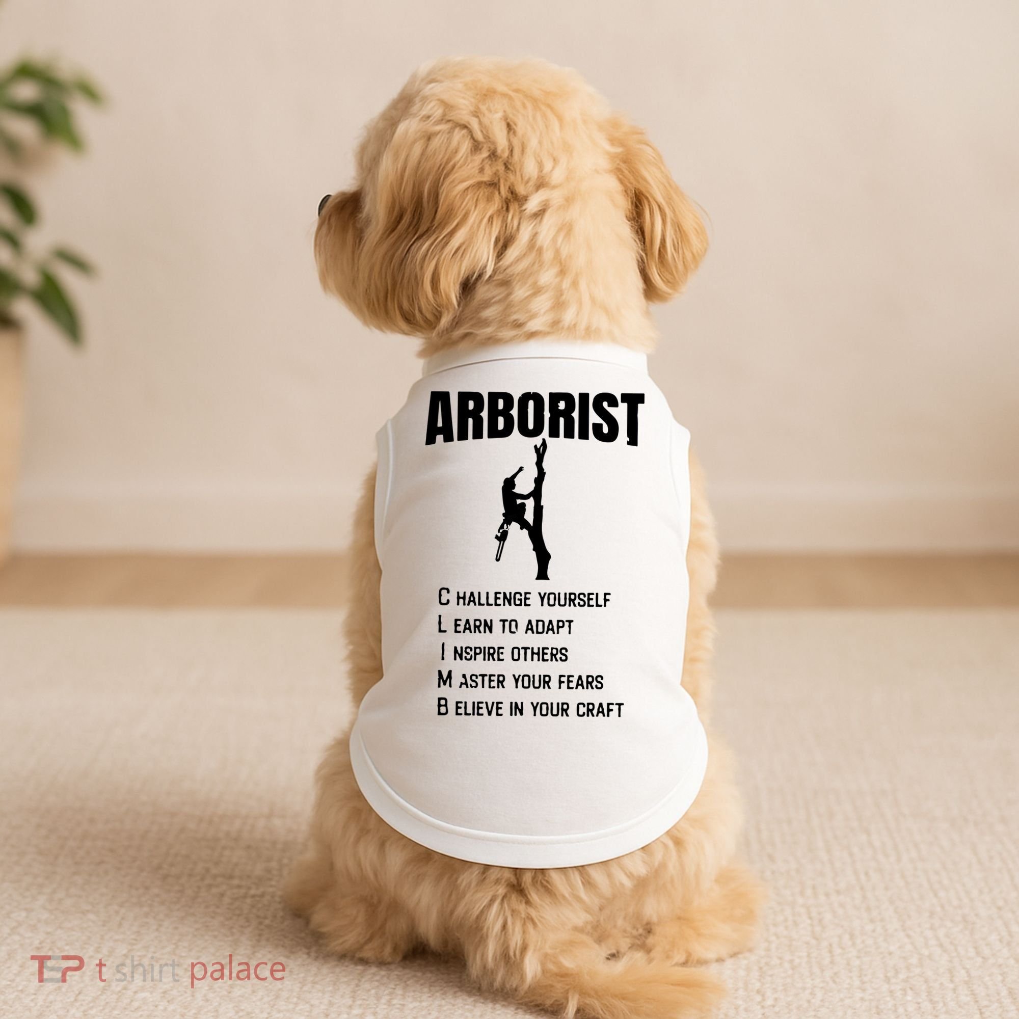 Arborist Tree Climber Lumberjack Doggie Tank