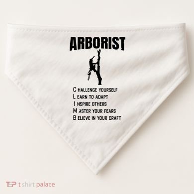 Arborist Tree Climber Lumberjack USA-Made Doggie Bandana
