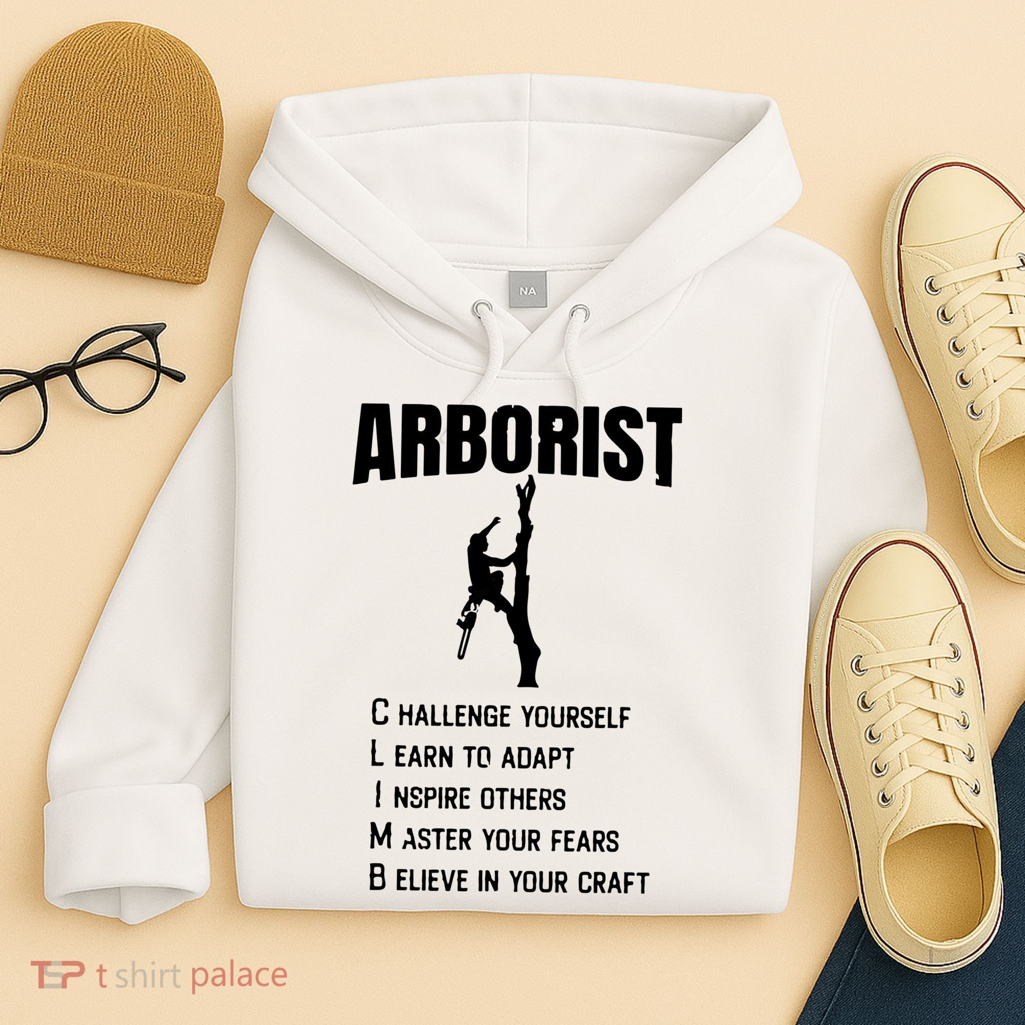 Arborist Tree Climber Lumberjack Hoodie