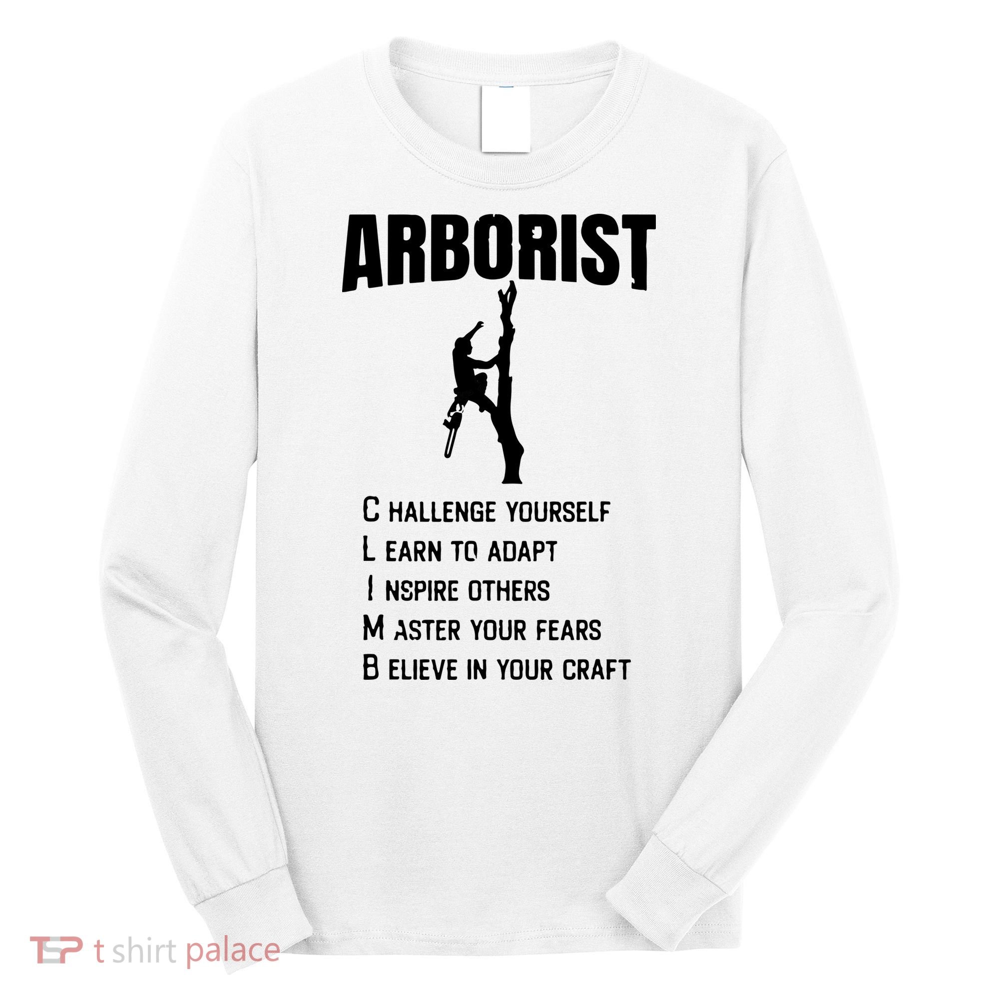 Arborist Tree Climber Lumberjack Long Sleeve Shirt