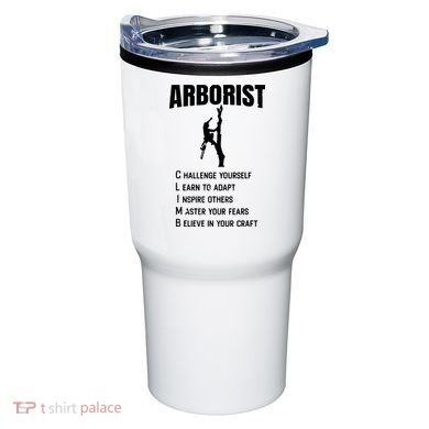 Arborist Tree Climber Lumberjack Tumbler