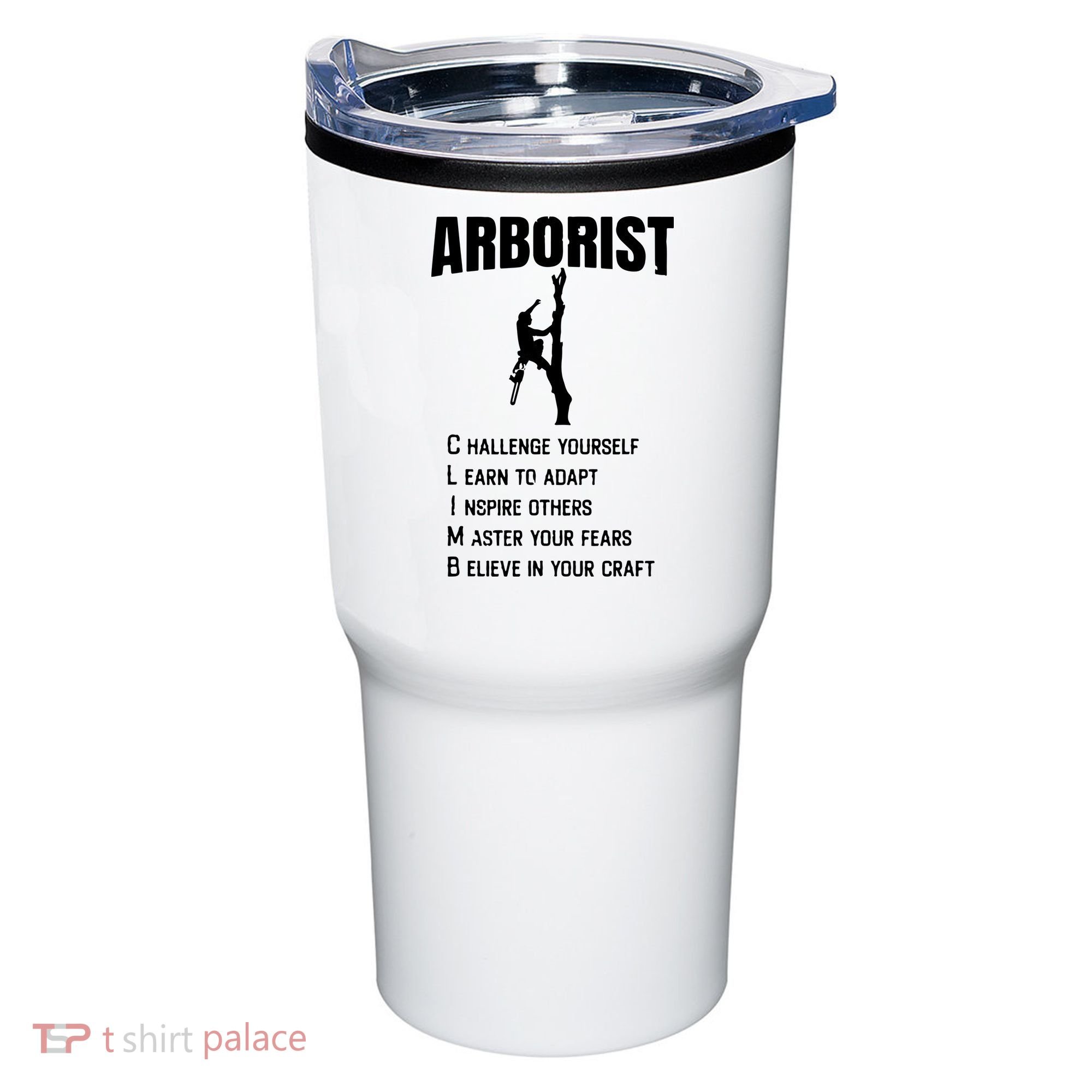 Arborist Tree Climber Lumberjack Tumbler