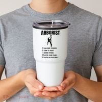 Arborist Tree Climber Lumberjack Tumbler thumb 2