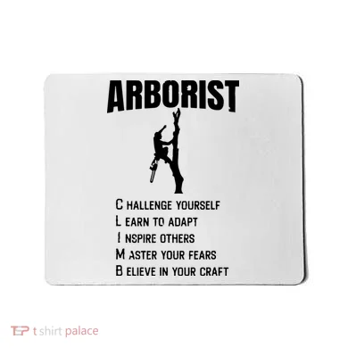 Arborist Tree Climber Lumberjack Mousepad