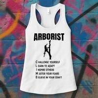 Arborist Tree Climber Lumberjack Women's Tank Top thumb 3
