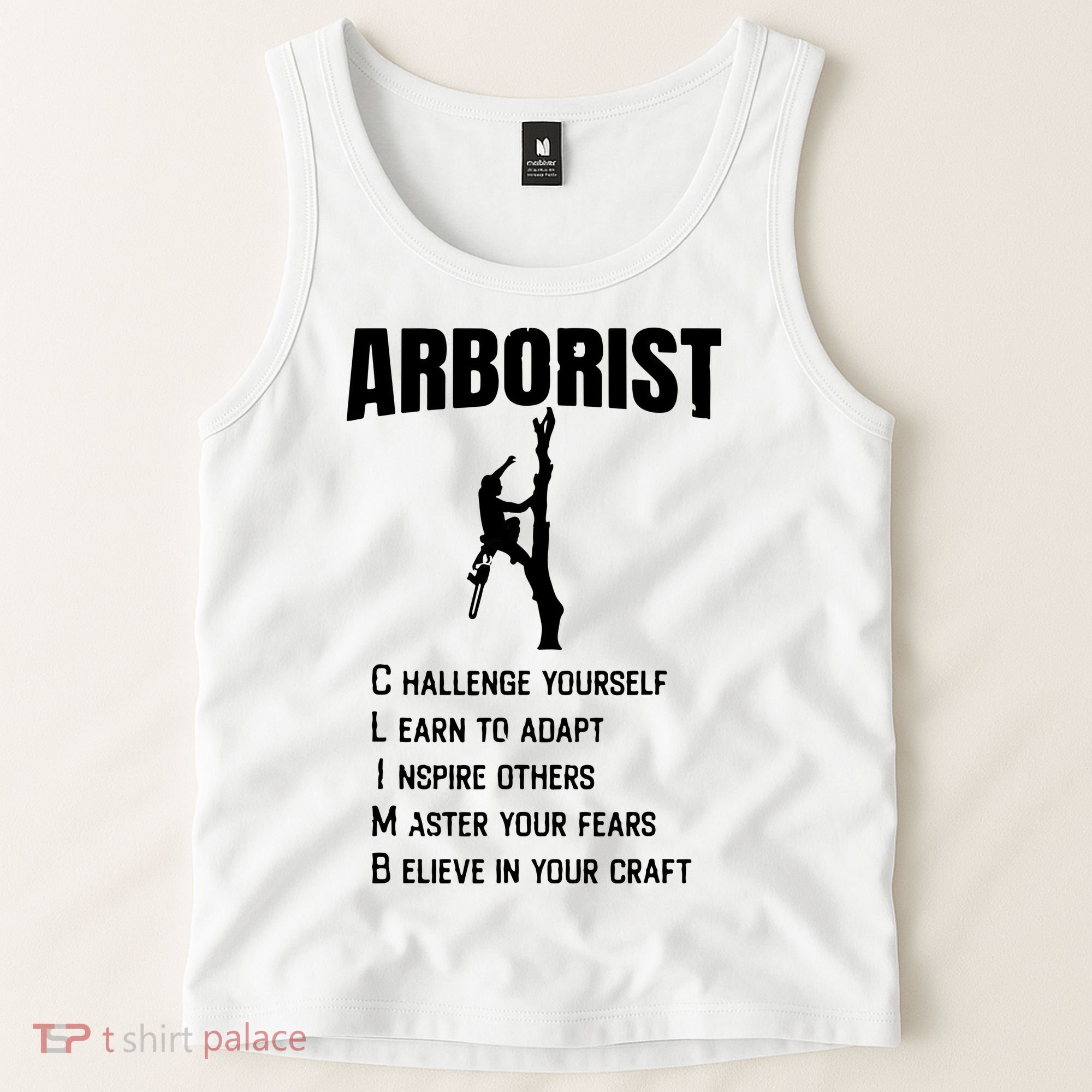 Arborist Tree Climber Lumberjack Tank Top