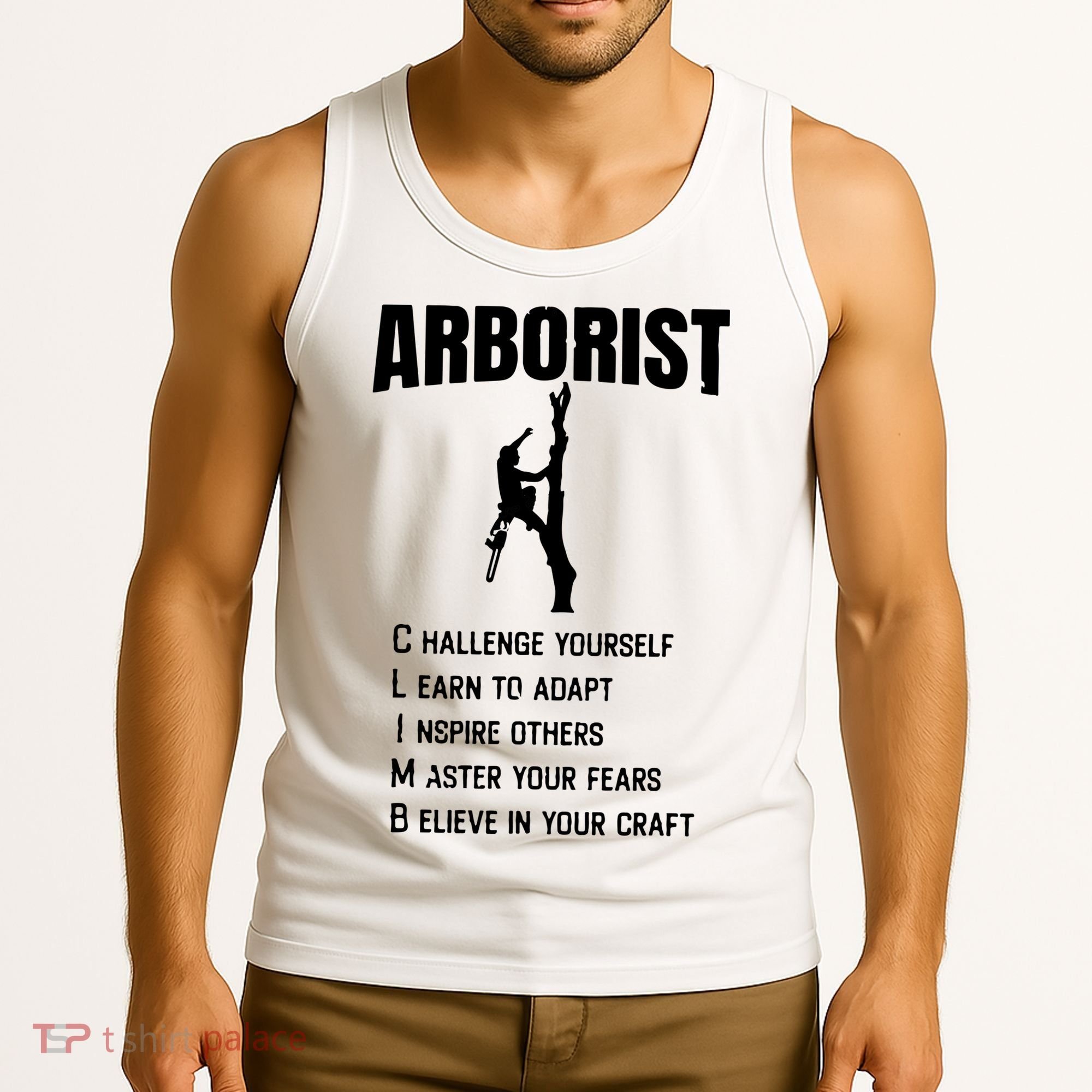 Arborist Tree Climber Lumberjack Tank Top