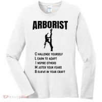 Arborist Tree Climber Lumberjack Women's Long Sleeve Shirt thumb 0