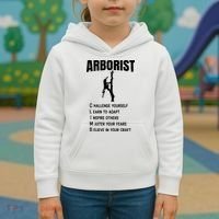 Arborist Tree Climber Lumberjack Kids Hoodie thumb 3