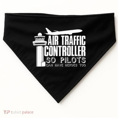 Air Traffic Controller Joke Pilot Saying Flight Control USA-Made Doggie Bandana
