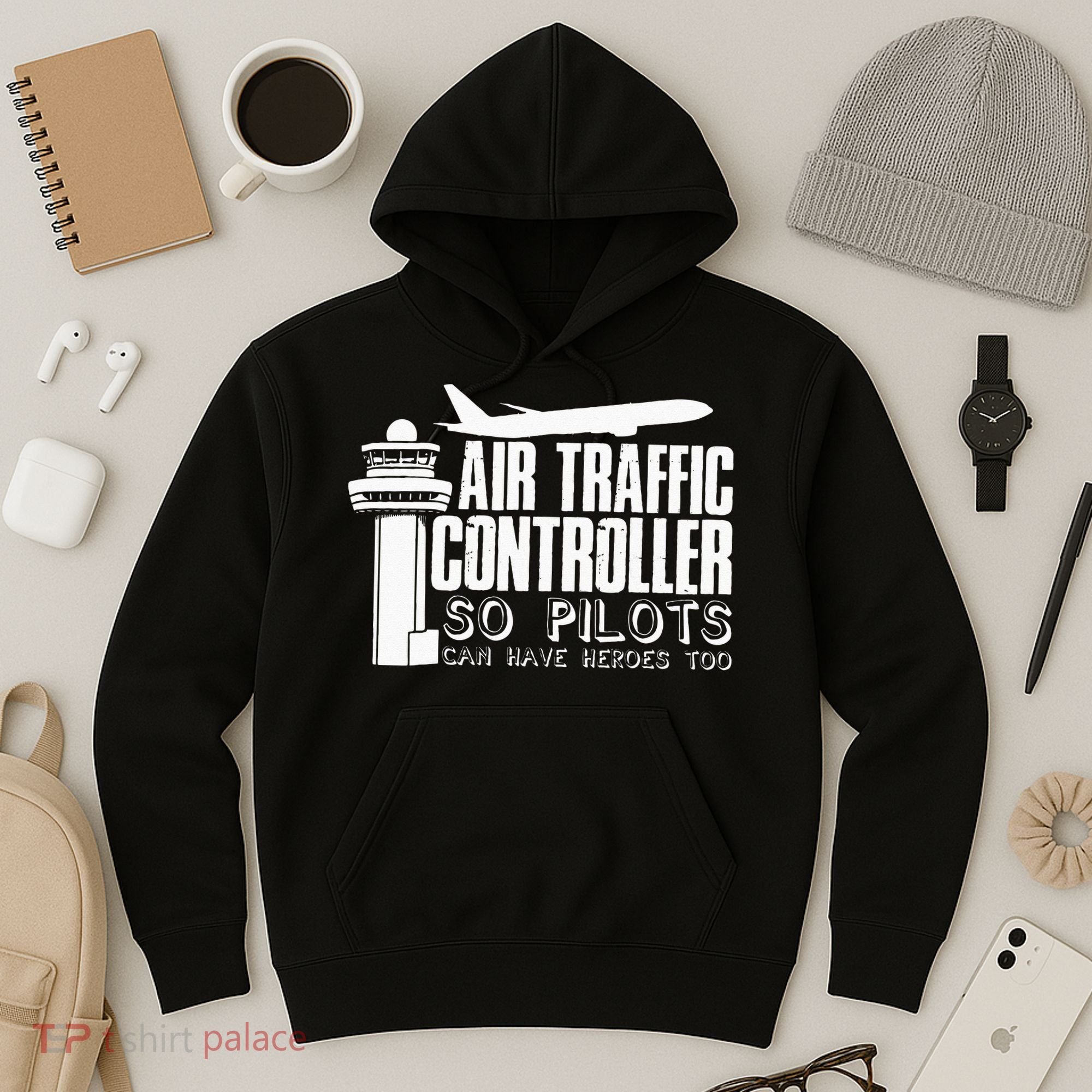 Air Traffic Controller Joke Pilot Saying Flight Control Hoodie