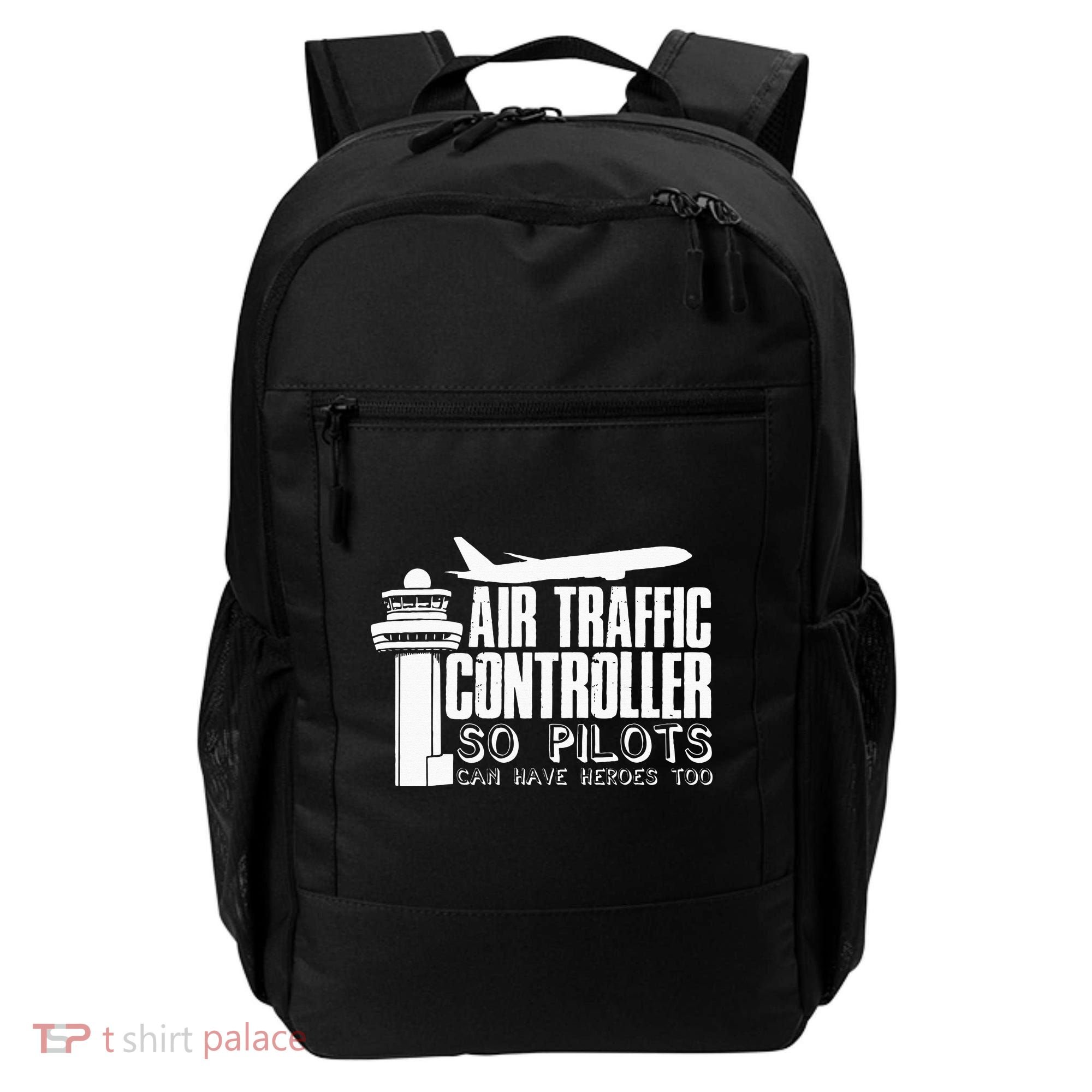 Air Traffic Controller Joke Pilot Saying Flight Control Backpack